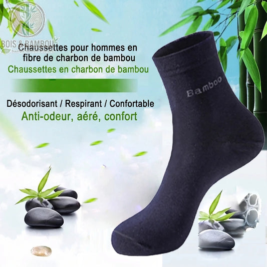 Chaussettes en Fibre de Bambou Homme