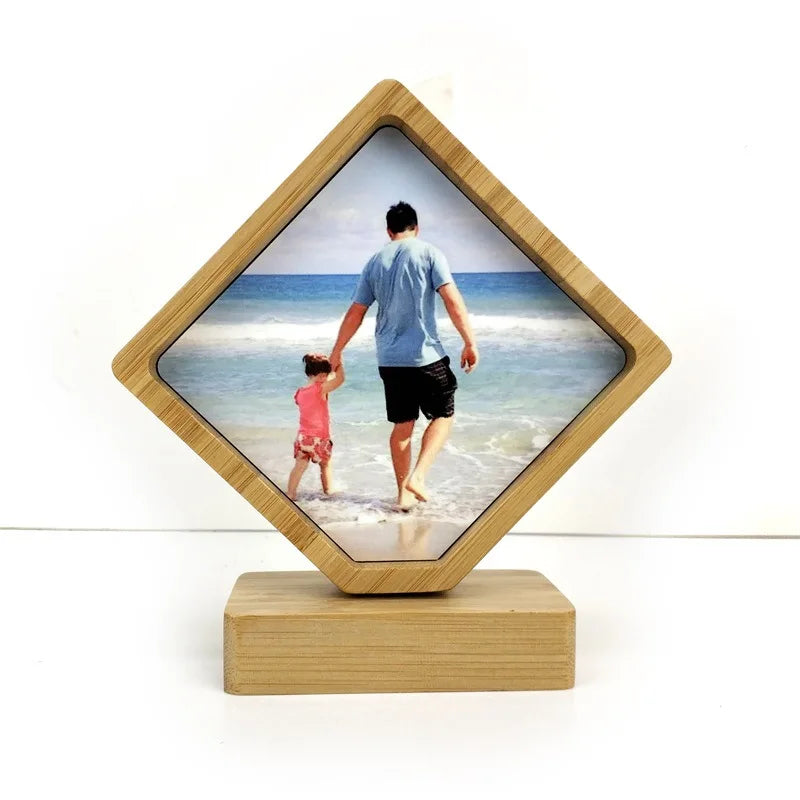 Cadre Photo en Bambou Sublimable
