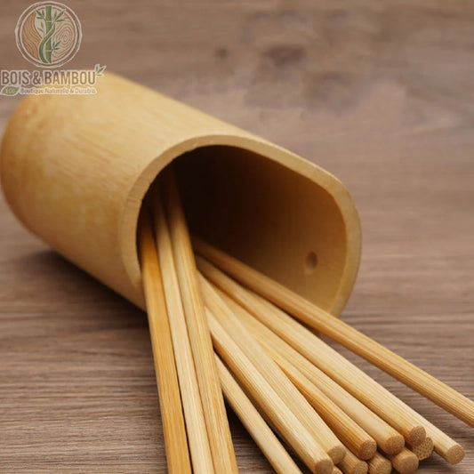 Porte-baguettes en bambou naturel