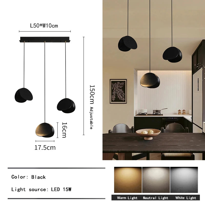 Lustre d'art en bois massif Spring Sprout