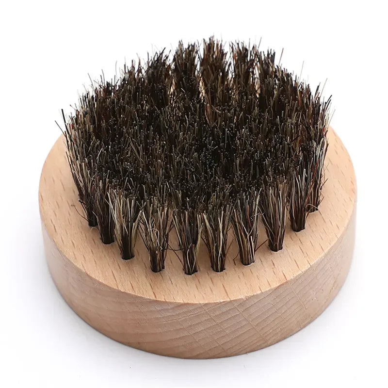 Brosse à barbe en poils de sanglier