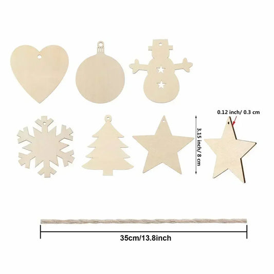 Ornements de Noël en Bois