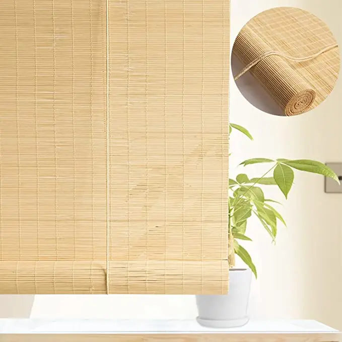 Store enrouleur en bambou naturel artisanal
