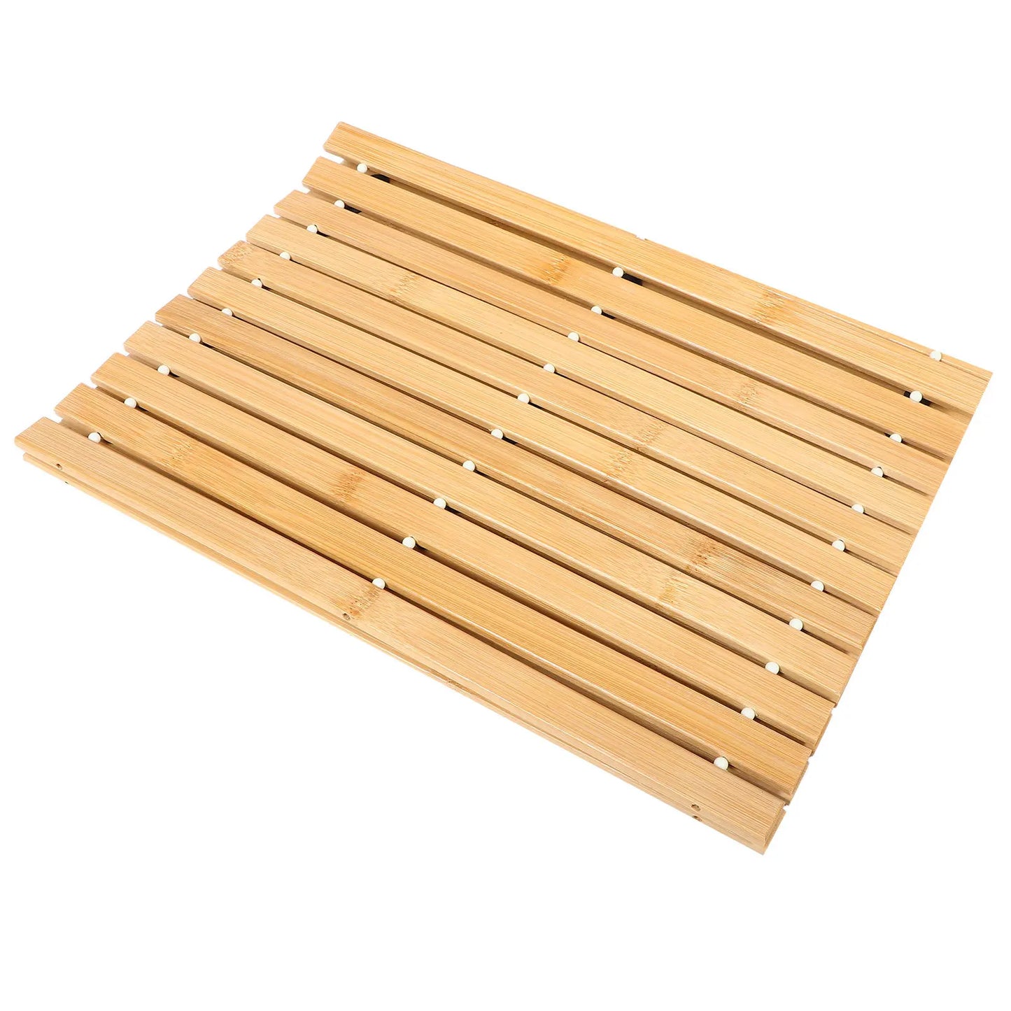 Tapis de Douche Pliable en Bambou