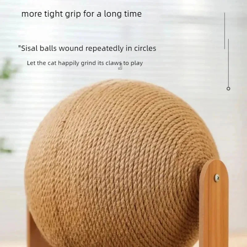 Boule à gratter 2 en 1 pour chat