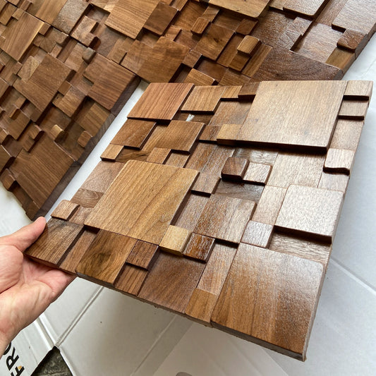 Panneaux muraux acoustiques en bois massif