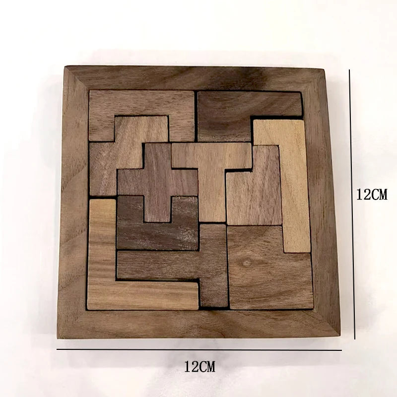 Puzzle géométrique et casse-tête Tangram
