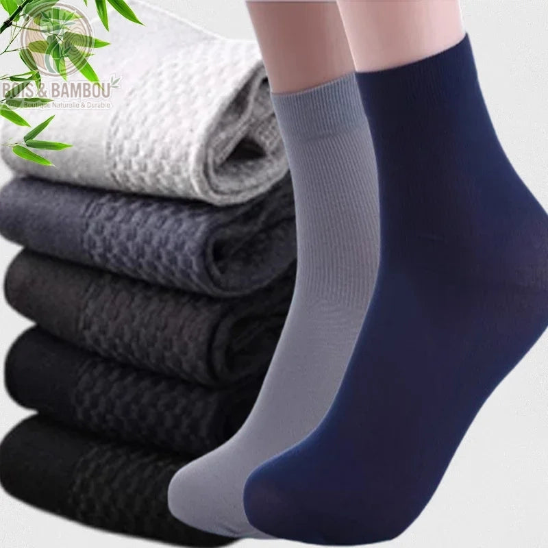 Lot de chaussettes en bambou présenté en pack cadeau