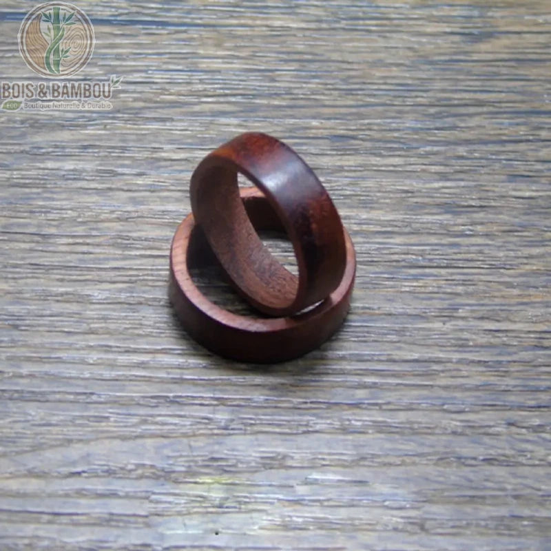Bague bois de santal naturel assortiment B