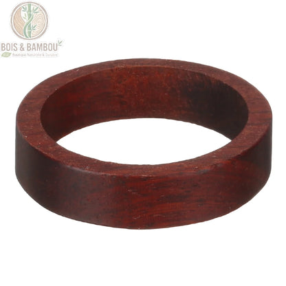 Bague bois de santal rouge assortiment B