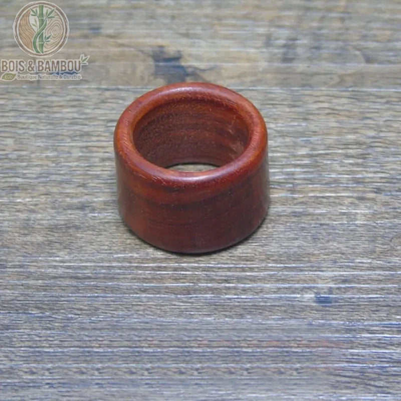 Bague fine bois de santal naturel style 3