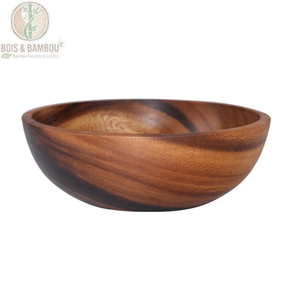 Bol en bois d'acacia massif