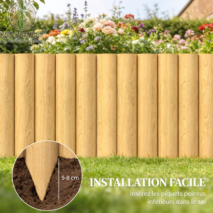 Bordure de Jardin en Sapin