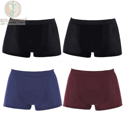 Lot mixte 2 noirs, 1 bleu, 1 bordeaux en fibre de bambou