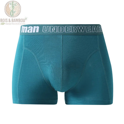 Boxer bambou homme coloris vert viscose bambou