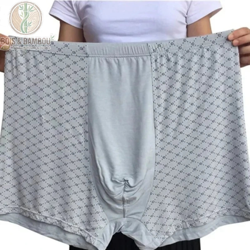 Boxer bambou très grande taille coloris gris moyen