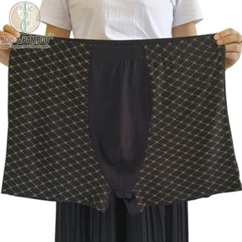 Boxer bambou très grande taille coloris noir