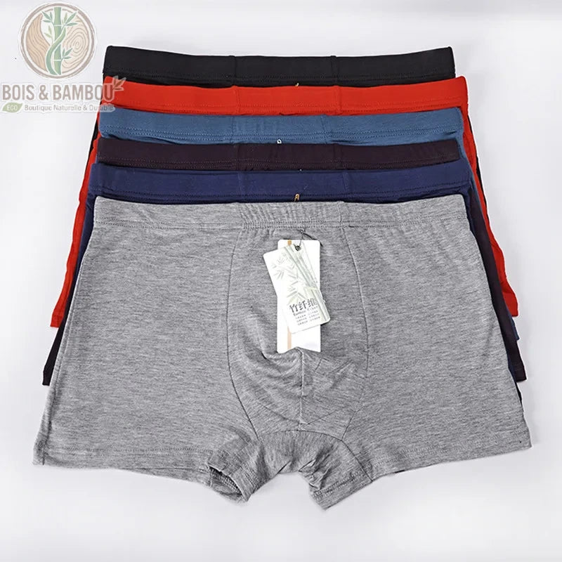 Boxer bambou grande taille détail tissu extensible