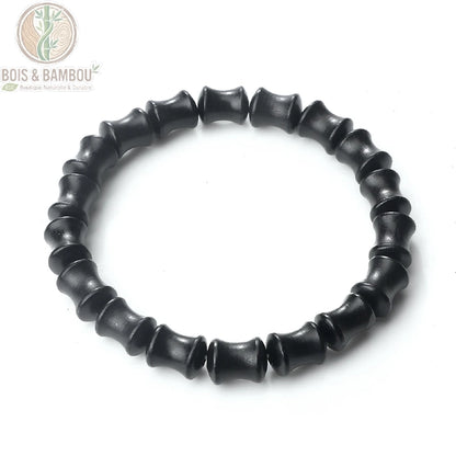 Bracelet Perles de Bois de Santal et Palissandre Réglable Unisexe