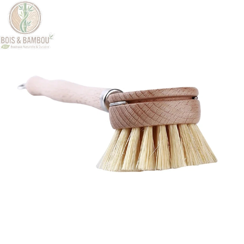 Brosse à vaisselle en bois naturel