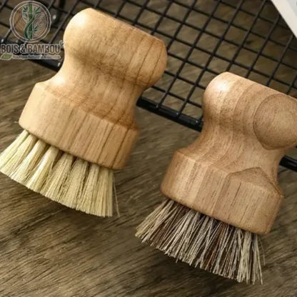 Brosse de nettoyage de cuisine en bambou