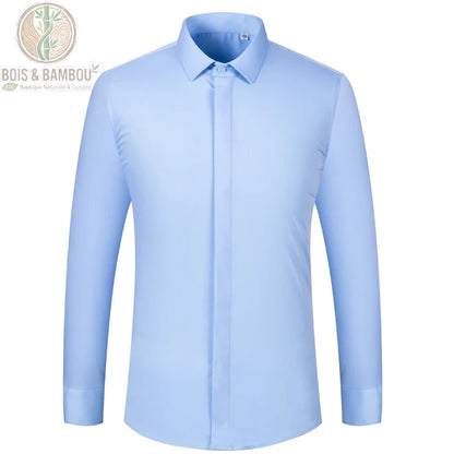 Chemise homme bambou portée style élégant quotidien