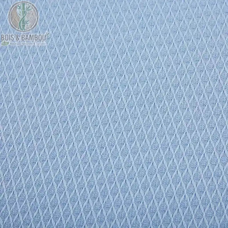 Détail texture fibre de bambou pure couverture légère