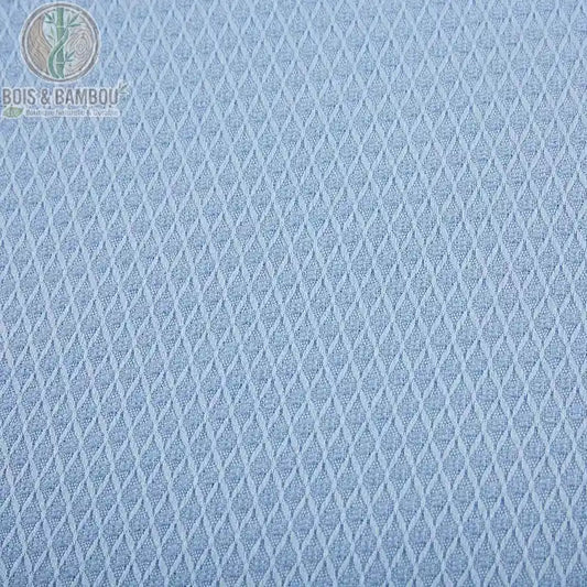 Détail texture fibre de bambou pure couverture légère
