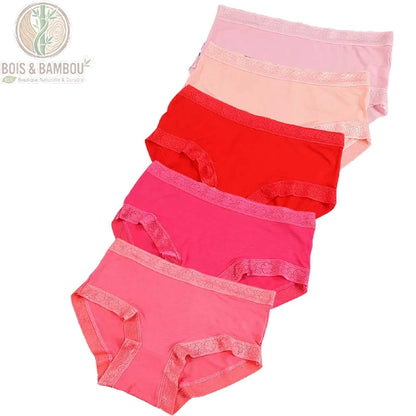 Culotte bambou dentelle taille basse Couleur D