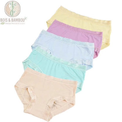 Culotte bambou dentelle taille basse Couleur F