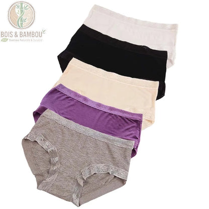 Culotte bambou dentelle taille basse Couleur G