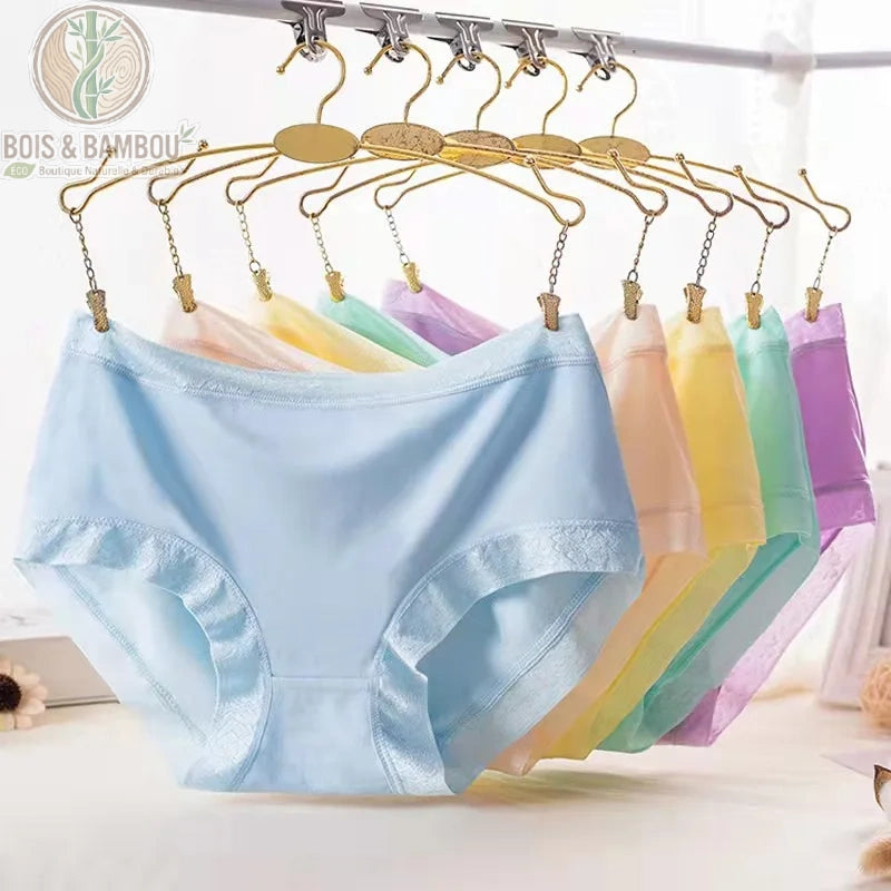 Culotte bambou dentelle taille basse Couleur I