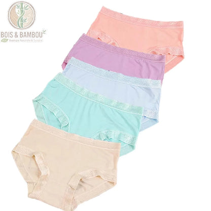 Culotte bambou dentelle taille basse Couleur J