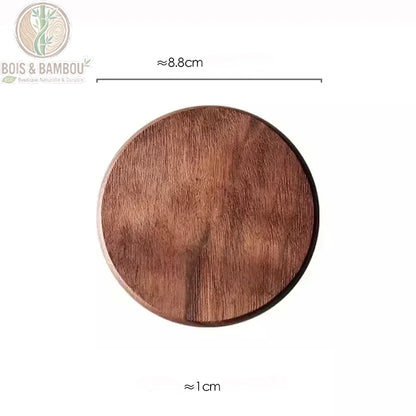 Dessous de Verre en Bois Massif