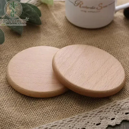 Dessous de Verre en Bois Massif