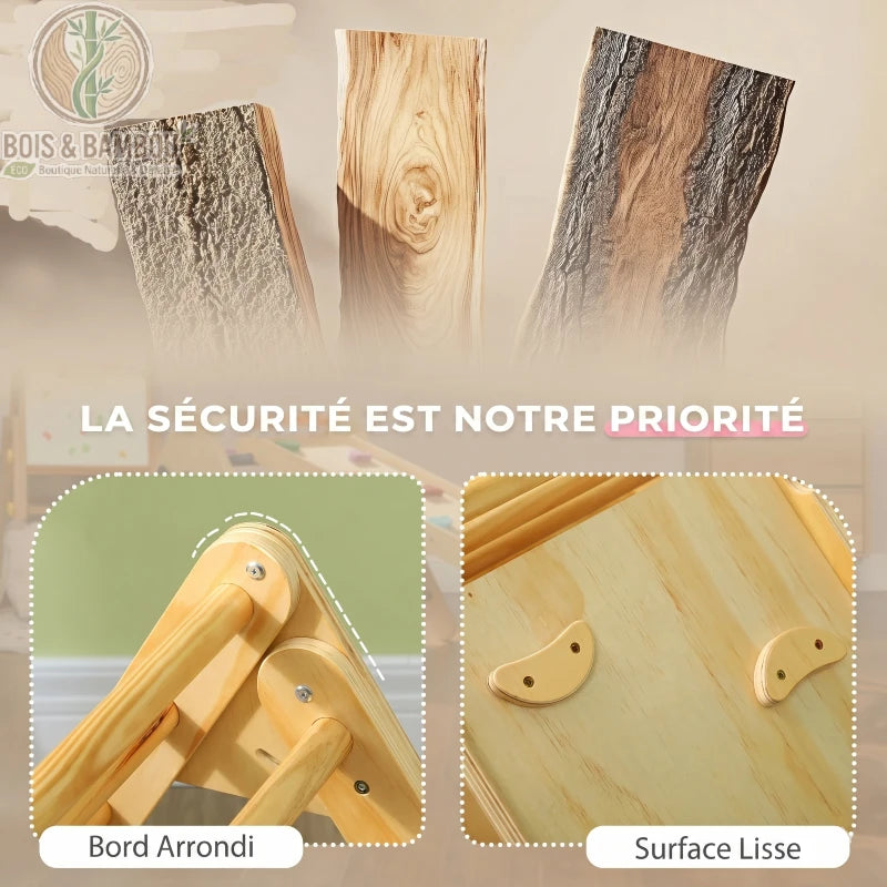 Ensemble d'Escalade 2-en-1 en Pin