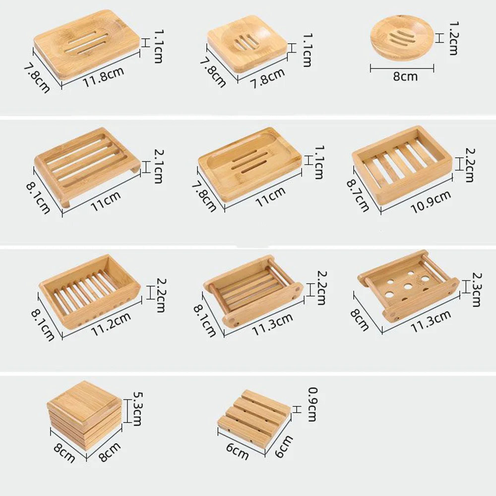Porte-savon en bambou durable