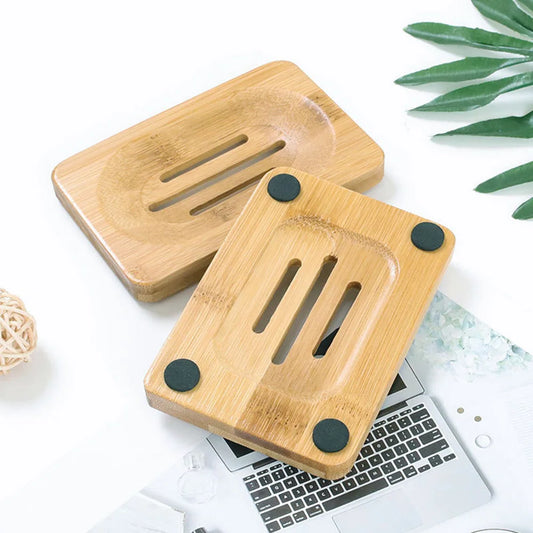 Porte-savon en bambou durable
