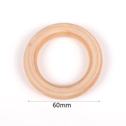 Perles en Bois Naturel