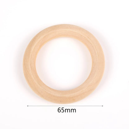 Perles en Bois Naturel