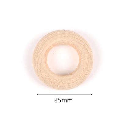 Perles en Bois Naturel