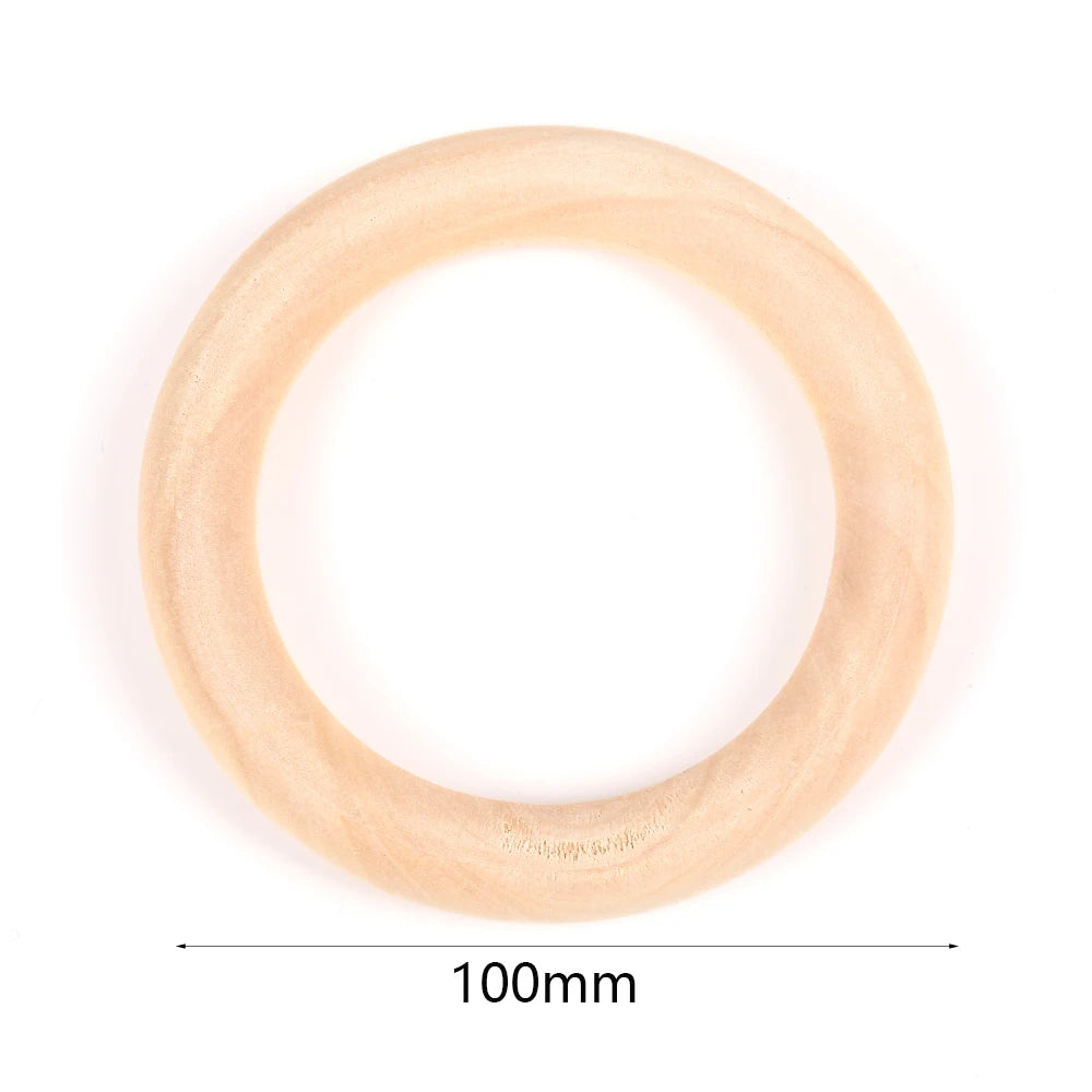 Perles en Bois Naturel