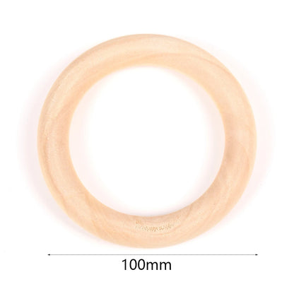Perles en Bois Naturel