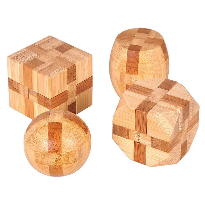 Casse-tête 3D en bambou