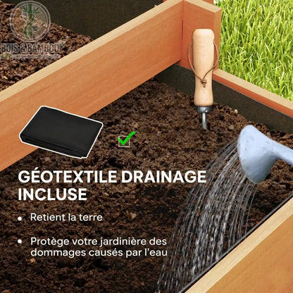 Jardinière en Bois à 3 Niveaux