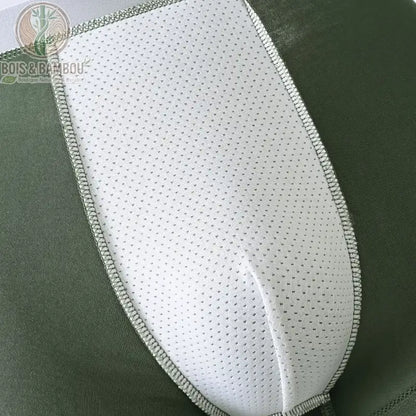 Détail finition sans étiquette boxer fibre de bambou homme