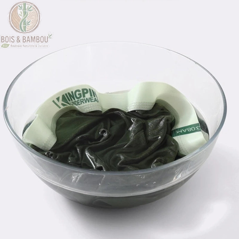 Instructions lavage boxer bambou homme 30°C sans assouplissant