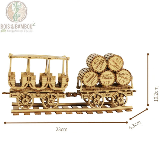 Maquette en bois Wagon à Vin