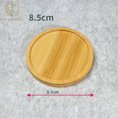 Mini plateau en bambou naturel
