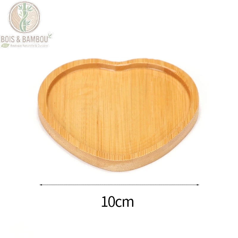 Mini plateau en bambou polyvalent